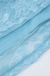 Blue-Lace-Patchwork-Strapless-Crop-Top-Mini-Skirt-Suits-5