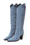 Blue-Pointed-Toe-Knee-High-Denim-Boots-2