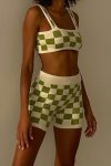 Contrast-Checkerboard-Cami-Crop-Top-Shorts-Set-1