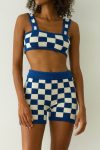 Contrast-Checkerboard-Cami-Crop-Top-Shorts-Set-1