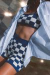 Contrast-Checkerboard-Cami-Crop-Top-Shorts-Set-1