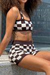 Contrast-Checkerboard-Cami-Crop-Top-Shorts-Set-1