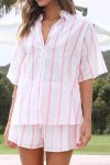 Contrast-Striped-Shirt-Two-piece-Shorts-Set-5