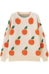 Crew-Neck-Orange-Pattern-Sweater-2