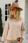 Crew-Neck-Striped-Knitted-Sweater-4