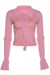 Detachable-Sleeve-Button-Down-Knitted-Tops-1