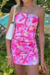 Floral-Print-Crisscross-Backless-Strapless-Crop-Top-Skirt-Suits-1