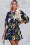 Floral-Print-Strappy-Waisted-Chiffon-Dress-2