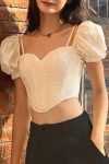 French-Puff-Sleeve-Smocked-Crop-Top-1