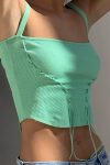 Green-Square-Neck-Braided-Drawstring-Crop-Top-1