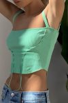 Green-Square-Neck-Braided-Drawstring-Crop-Top-1