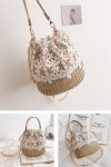 HandmadeStrawLaceBucketBag10