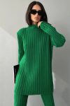 High-Collar-Ribbed-Knitted-Bell-Bottoms-Two-piece-Set-8