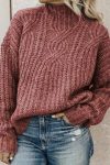 High-Collar-Solid-Color-Twist-Sweater-2