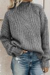 High-Collar-Solid-Color-Twist-Sweater-2