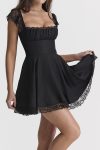 Lace-Patchwork-Strappy-Corset-Dress-3