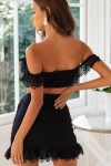 Lace-Strapless-Crop-Top-Strappy-Skirt-Suits-4