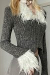 Lapel-Fuzzy-Knitted-Crop-Top-1