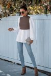 Mock-Neck-Contrast-Color-Fake-Two-Piece-Top-2