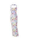 Multicolor-Print-Halter-Backless-Dress-4