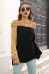 Off-Shoulder-Contrast-Color-Sweater-1