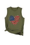 Peach-Heart-Flag-Graphic-Sleeveless-T-shirt-2