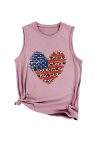 Peach-Heart-Flag-Graphic-Sleeveless-T-shirt-2