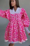 Pink-A-Line-Printed-Babydoll-Dress-5