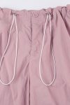 Pink-Drawstring-Zipper-Cargo-Long-Pants-4