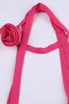 Pink-Floral-Halter-Ruffle-Ribbon-Tops-2