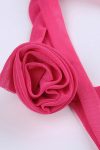 Pink-Floral-Halter-Ruffle-Ribbon-Tops-2