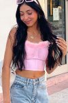 Pink-Fuzzy-Corset-Crop-Top-2