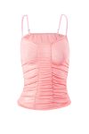 Pink-Mesh-Ruched-Sleeveless-Crop-Top-1