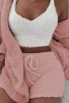 Plush-Open-Front-Hoodie-Vest-Three-Piece-Shorts-Set-3