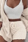 Plush-Open-Front-Hoodie-Vest-Three-Piece-Shorts-Set-3