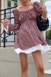 Puff-Sleeve-Off-Shoulder-Floral-Babydoll-Dress-2