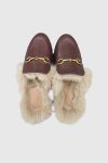 Rabbit-Fur-Lined-Leather-Loafer-Mule-black2