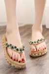 Rhinestone-Espadrille-Flatform-Sandals-Brown-2