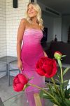 Rose-Gradient-Gathered-Strapless-Dress-2