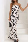 Satin-Irregular-Geometric-Print-Backless-Dress-3