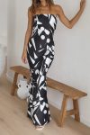 Satin-Irregular-Geometric-Print-Backless-Dress-3