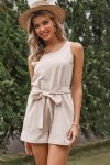Sleeveless-Button-down-Tie-front-Rompers-5