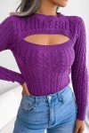 Solid-Color-Cable-Knit-Cut-out-Sweater-7