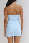 Solid-Color-Corset-Ruched-Strapless-Dress-2