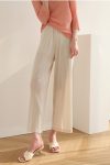 Solid-Color-Ruched-Wide-Leg-Long-Pants-p1