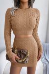 Solid-Color-Twist-knitted-Two-Piece-Skirt-Set-4