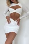 Twisted-front-Cutout-Crop-Top-Skirt-Suits-8