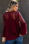 V-Neck-Button-Down-Crochet-Tops-5