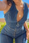 V-Neck-Zipper-Cutout-Sleeveless-Denim-Jumpsuits-1