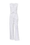 White-Button-Down-Tank-Top-Long-Pants-Set-5